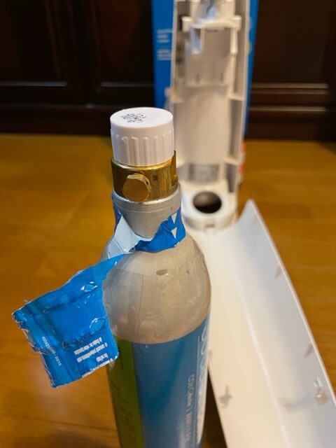 sodastream ガスシリンダー　満タン2本